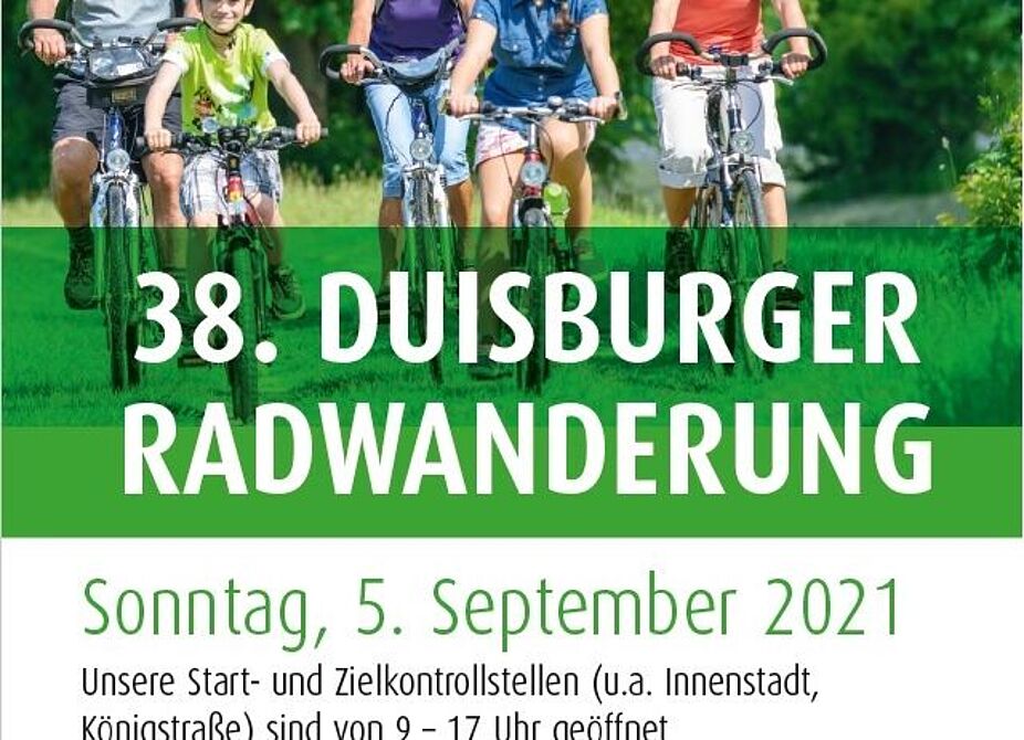 Flyer Seite 1 zur Radwanderung 2021
