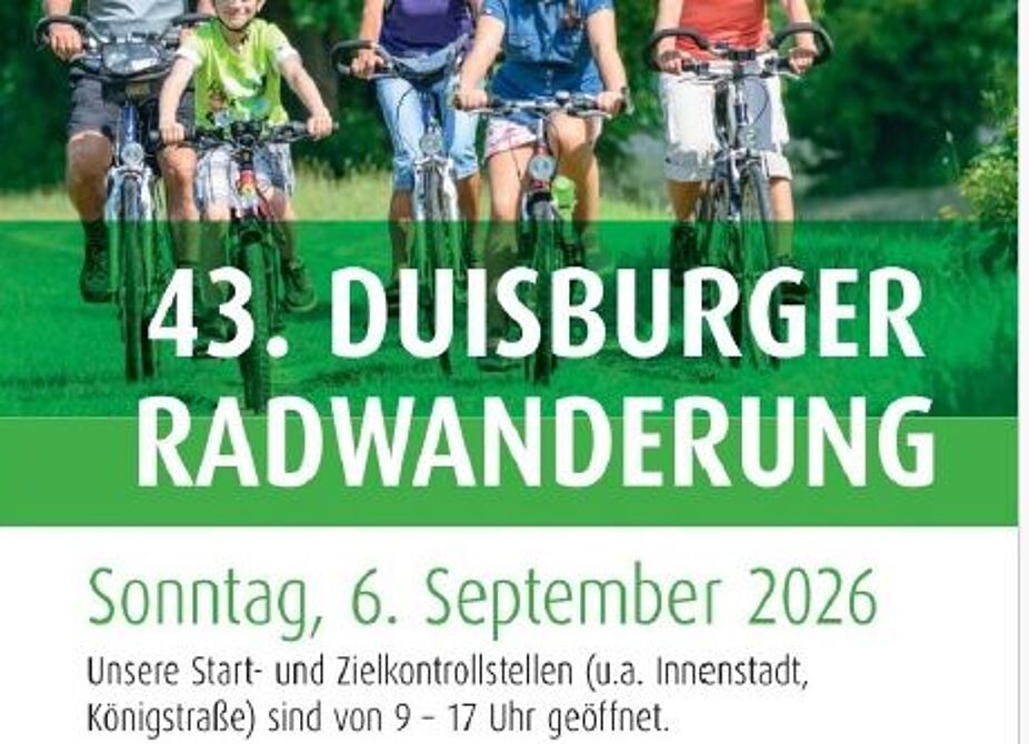 Plakat zur Radwanderung 2026