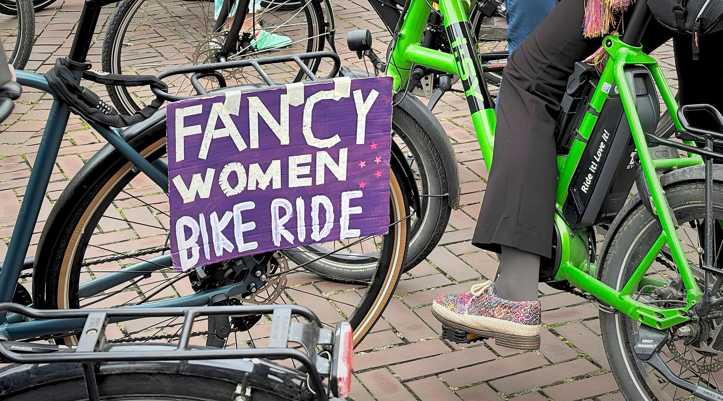 Fancy Women Bike Ride