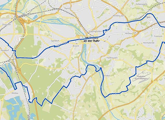 Kartenbild der Tour