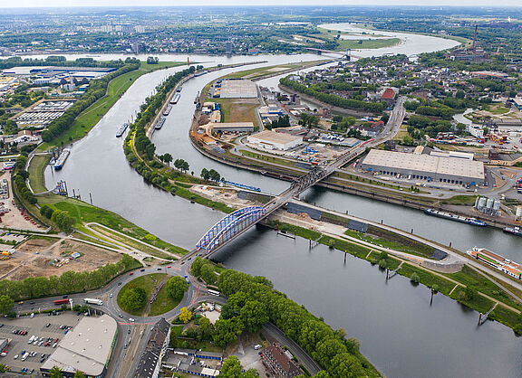 Hafen Duisburg Ruhr - Luftbild
