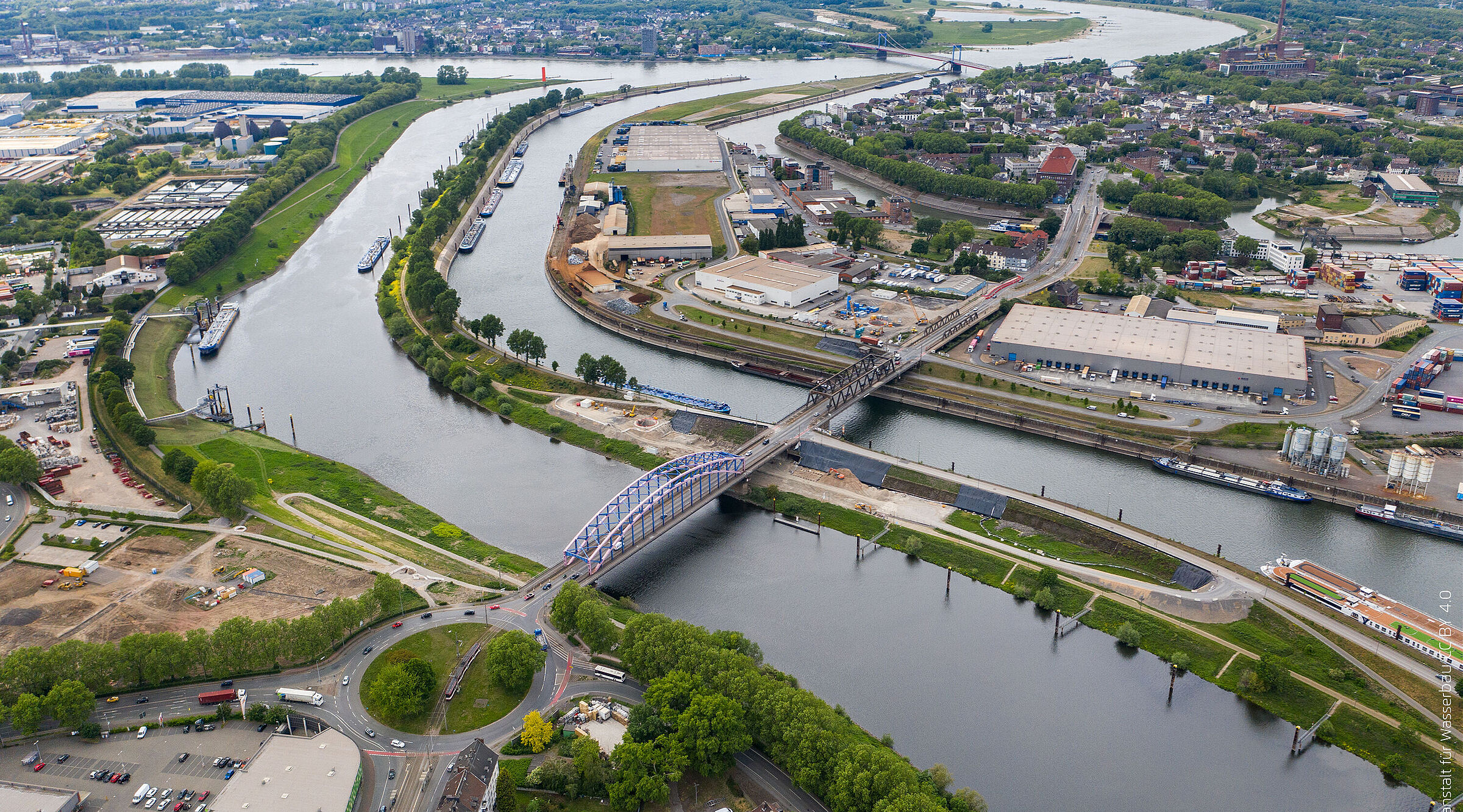 Hafen Duisburg Ruhr - Luftbild