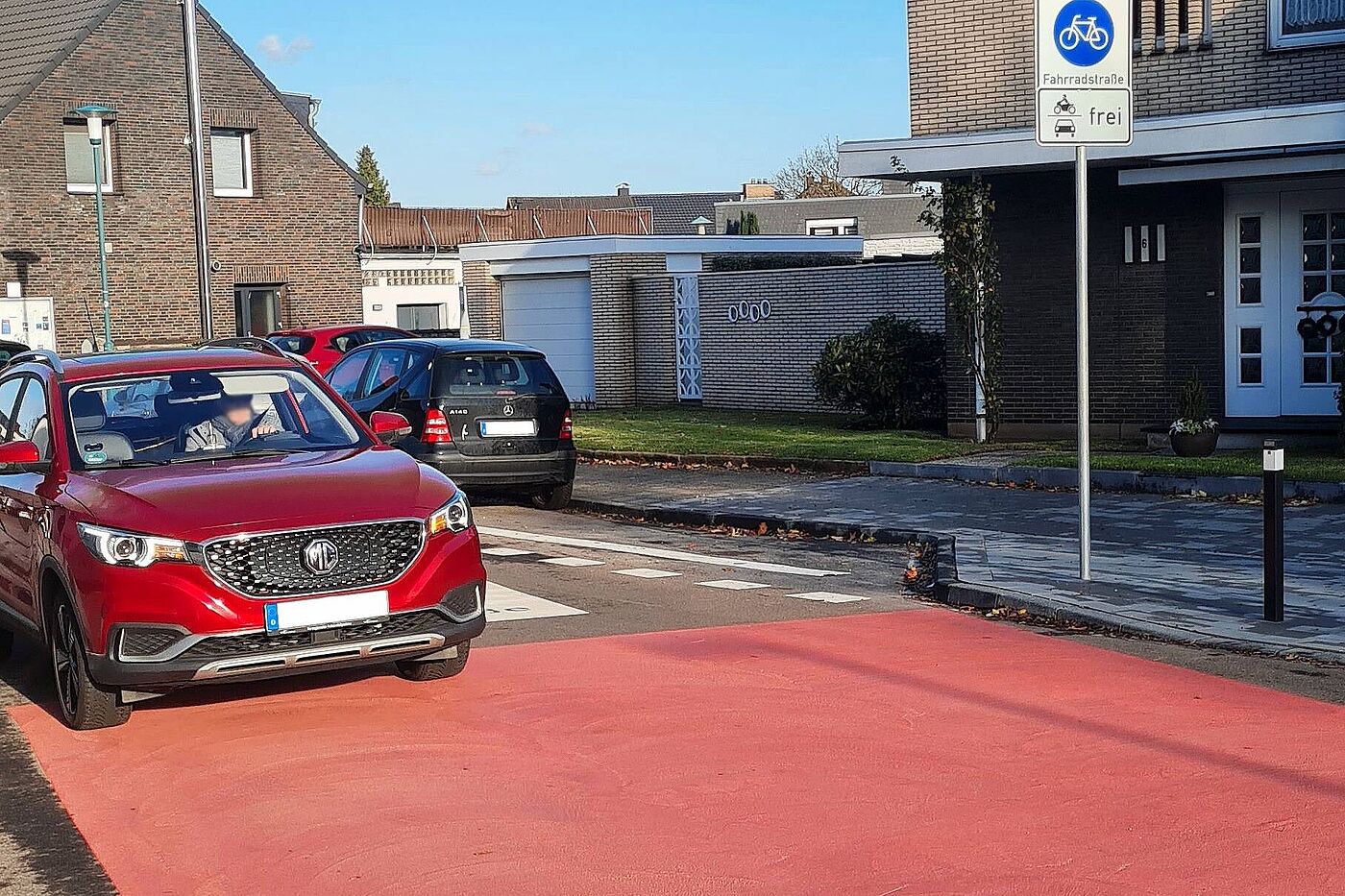 Fahrradstraße Geststraße Baerl