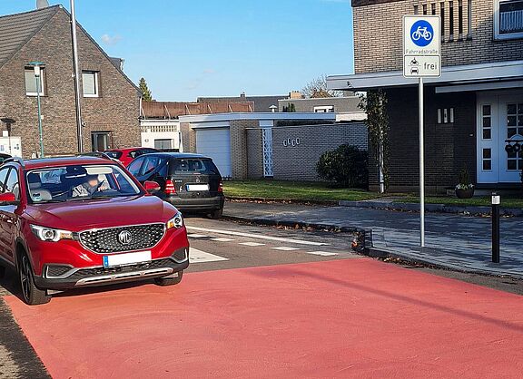 Fahrradstraße Geststraße Baerl