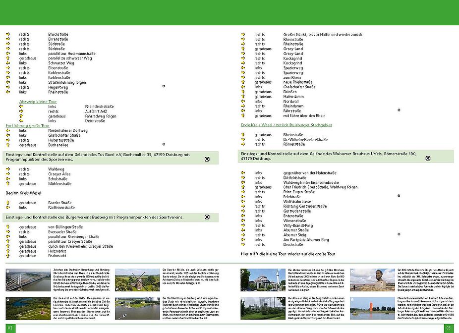Streckenplan 2+3 Radwanderung 2024