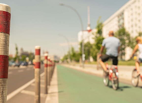 Protected Bike Lane in Berlin